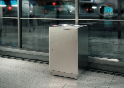 S200 Recycling-Behälter in einem Flughafen